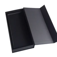 magnetic matte small black closure gift paper boxes