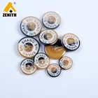 BP40455 Custom Recycled Plastic Buttons Shirt Button Fancy Laser Plastic Snap Push Button