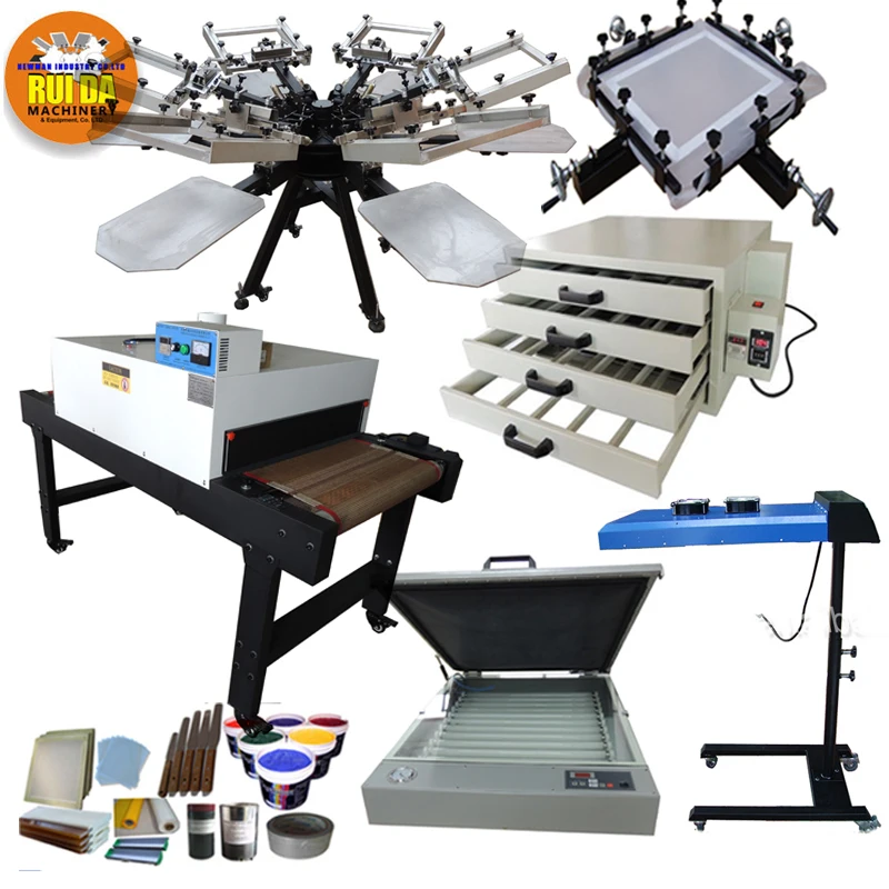 hand screen printing machine