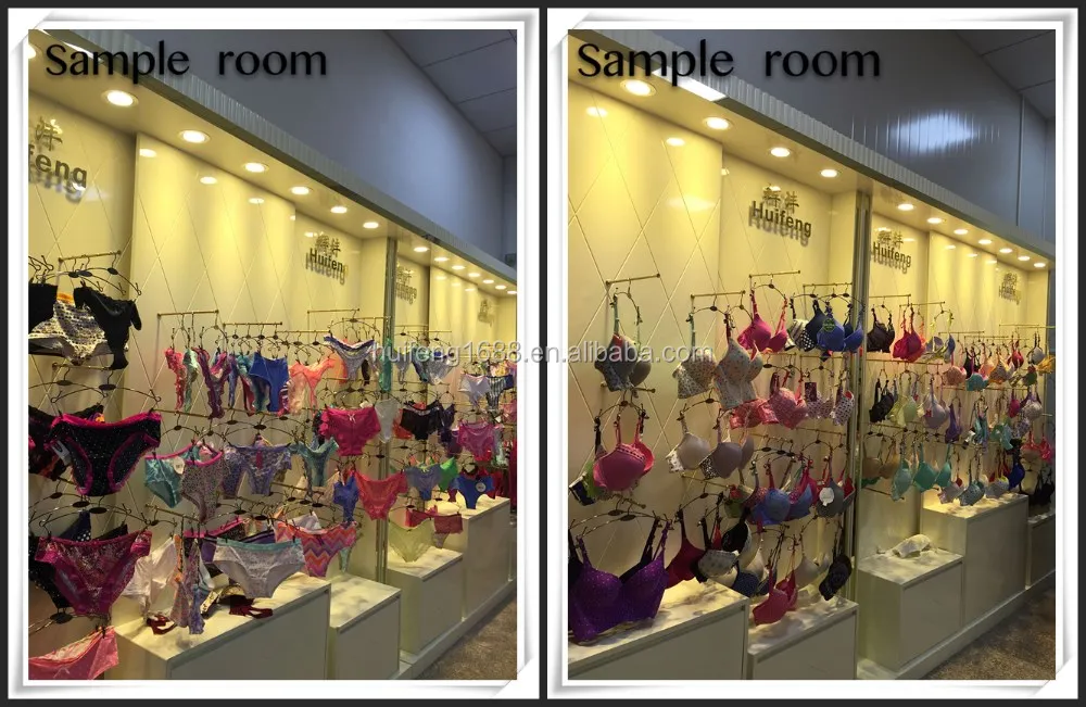 adult age group stripe satin and lace special pleated shoulder strap push up dot print bra