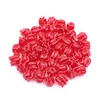 Wholesale Red Rosebud China Crystal Beads 13mm Glass Beads Small Hole Tulip Beads for Jewelry Making