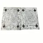 High abrasion resistant cold vulcanized alumina ceramic embedded rubber liner/lining