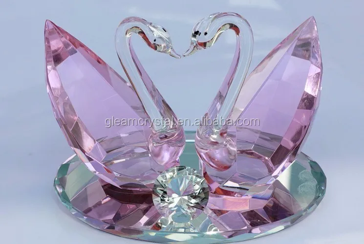 name: noblesse natural color crystal swans for valentines gifts