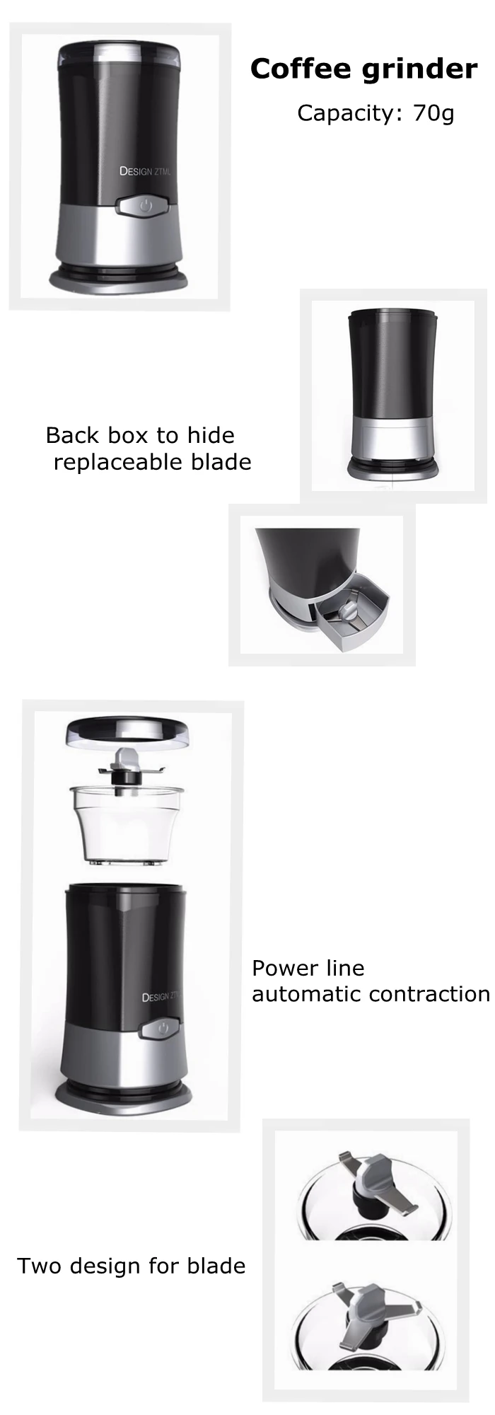 Kitchen Tools New Style 110V/220V Spices Mill Coffee Grinder For Sale