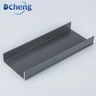 Made in China Glossy pvc u shape framing material pvc profile extruder
