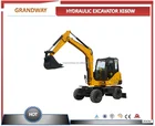 Hydraulic mini wheel Excavator Machine XE60W 6 ton Construction Machinery For Sale