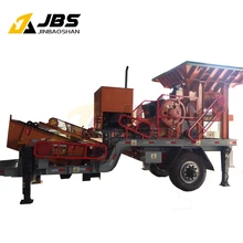 JBS Popular mobile jaw crusher plant portable jaw crusher for aggregate crushing