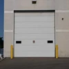 Custom used steel transparent glass garage overhead industrial sectional doors
