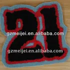 Patches embroidered fabric letters numbers