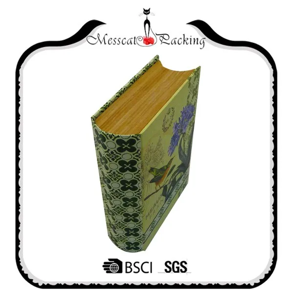 book shaped decorative small magnetic box