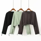 Sustainable Clothing Maxnegio Custom Crop Top Plain Streetwear Clothing