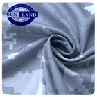 sublimation print digital camo printing 100% polyester sports round neck shirt mesh fabric