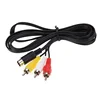 1.8m Composite 3RCA Audio Video AV Cable Cord for Sega Genesis 2 3