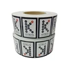 High quality label sticker printing services custom printed labels on roll