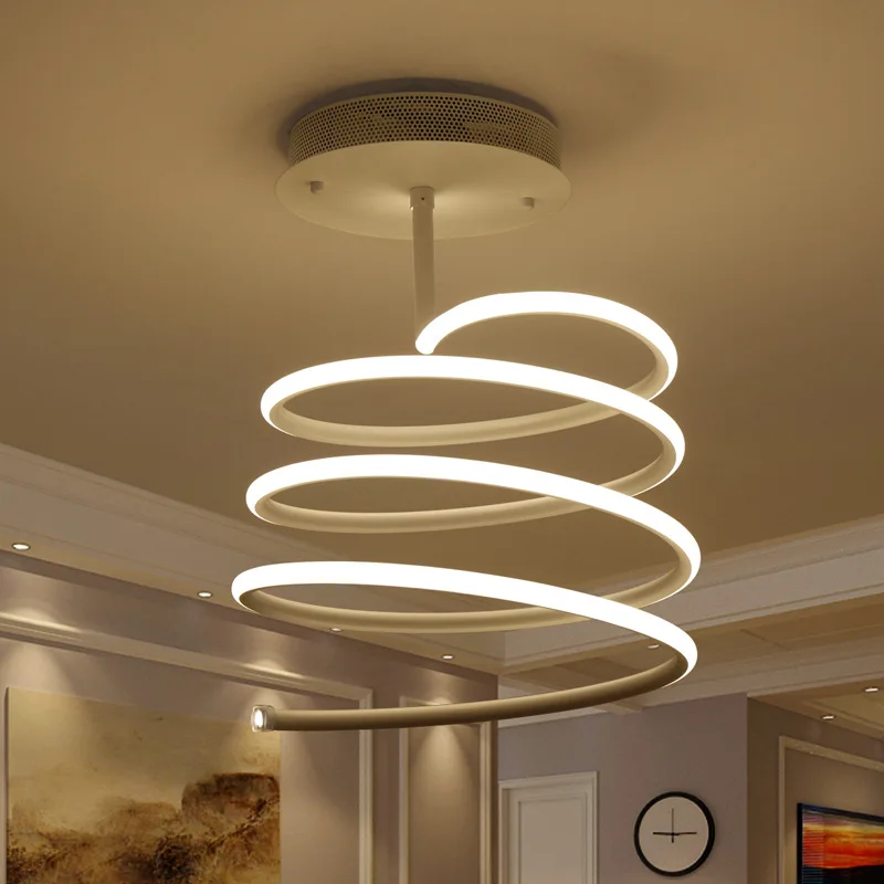 Creative Shape Amazing Led Ceiling Lamp Rotating Line Lamp Buy