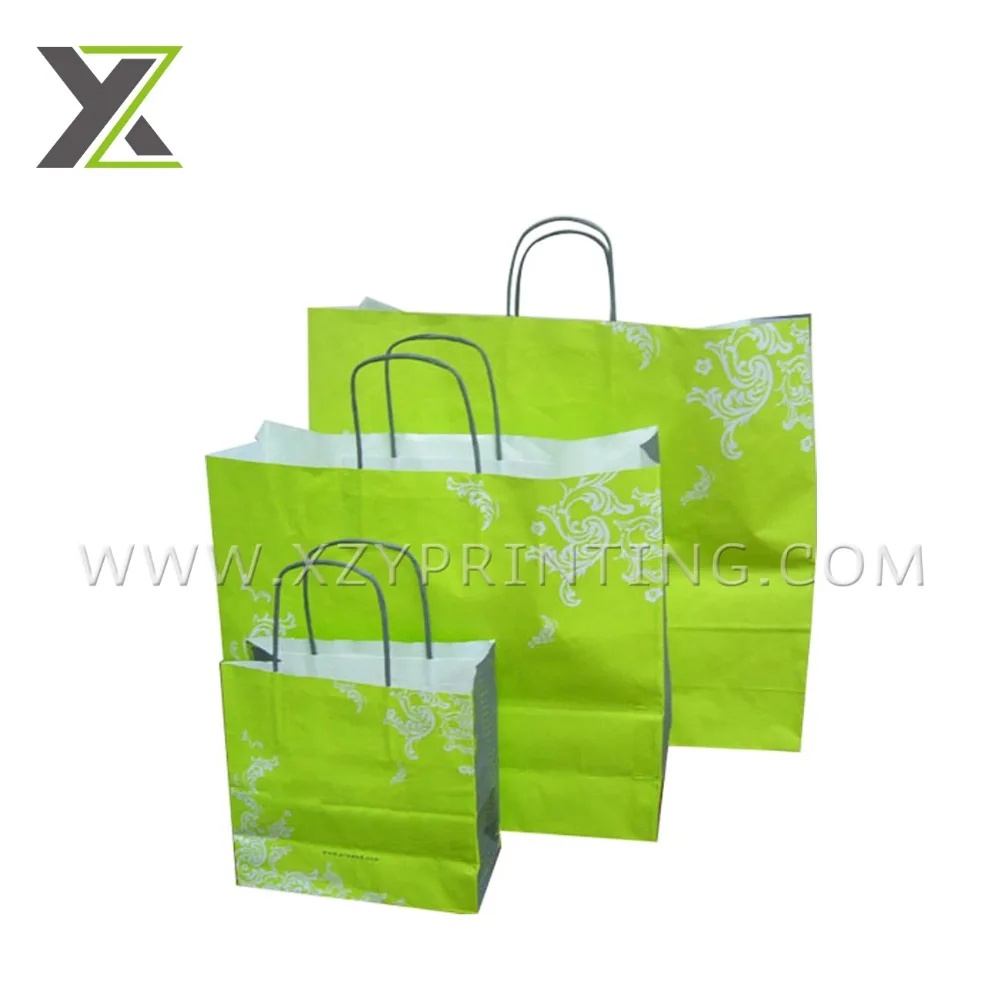 various sizes colorful printing paper straw bag