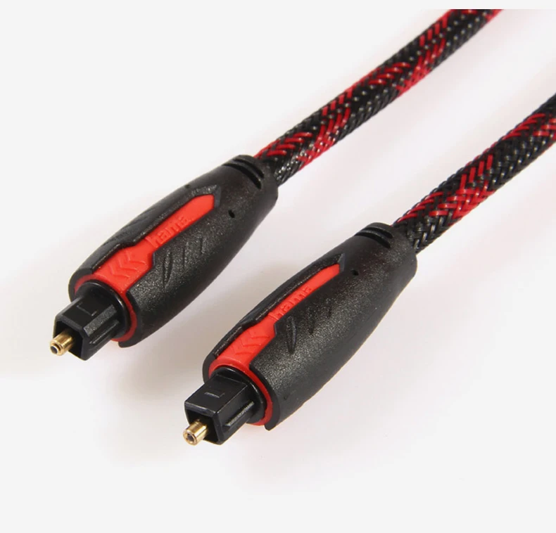 Hot selling 1.8m Digital Optical Fiber Optic Toslink Audio Cable to Toslink Cable - ANKUX.COM