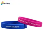Reminderband Classic Custom Silicone Wristband/Rubber Bracelet for Couples Gifts, Support, Causes