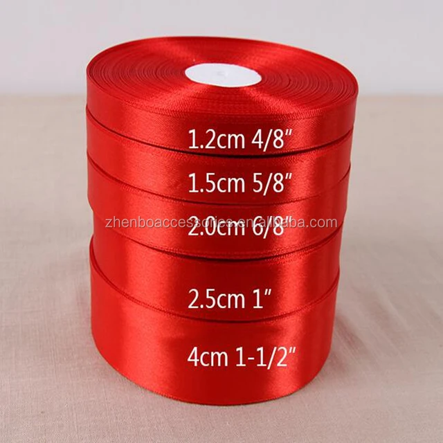 wholesale stock colorful 3mm-50mm gift box packaging ribbon