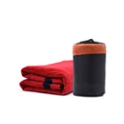 Custom design microfibre egypt cotton embroidery travel towel in bag