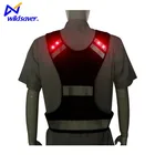 Hi Vis Black Led Vest For Running and Cycling