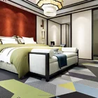 Cheap price wall to wall pattern 100% nylon printed carpet floor for hotel