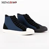 New Style Letters Printed Casual Shoe High Ankle Canvas Men Shoes
