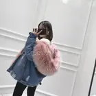 Cotton Custom Parka Coat for jacket with Real Fox Fur Lining woman fur parka