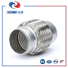 Exhaust Flex Pipe Joint, flexible pipe for exhaust , 2.5" x 12" long, Stainless steel exhaust flexible pipe