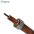 Bare Twisted Copper Wire Copper Clad Steel Stranded Wire