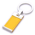 promotional key chain metal promotion leather key holder