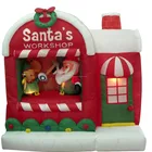 150cm/5FT inflatable toy shop for husband of afu with internal lights for christmas decoration