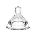 High quality natural food grade bottle liquid baby silicone nipple