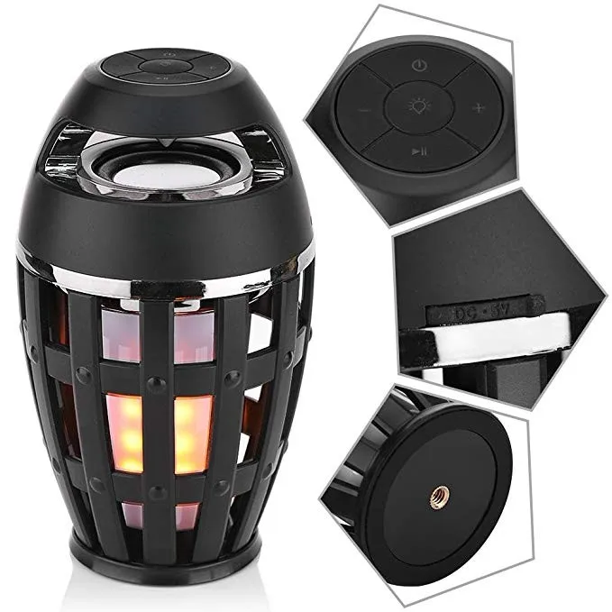 LED lantern speaker wireless bass sound party sound lantern 96 LED speaker - ANKUX.COM