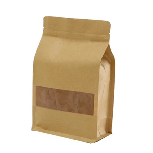 custom washable kraft paper bag wholesale custom mini ziplock