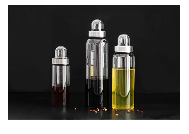 Empty Glass Kitchen Cooking Oil And Vinegar Spice Dispenser Bottle For Sale 1773