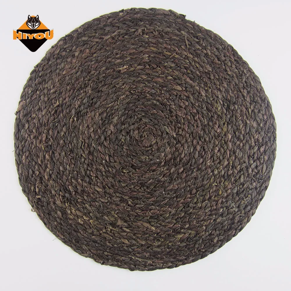 high quality natural corn husk handmade straw table mat