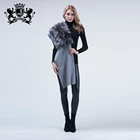 European fox fur scarf women scarf shawl Cashmere shawl for women