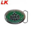 Hot selling new design men custom 3D belt metal buckles