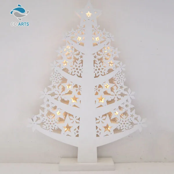 new year decorations gifts wooden christmas tree