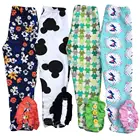 Pants Girls New Designed Baby Pants Printed Girls Leggings With Button Girls Pants Wholesale Boutique Clothing