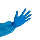 Blue Waterproof Single Elastic Arm Cover Pe Oversleeve