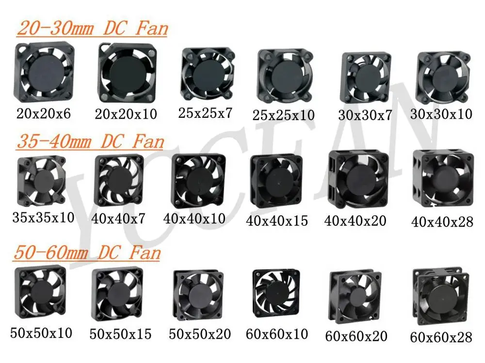 Ventilation Fan, YCCFAN, 60mm, 6025, 5V - detail 6