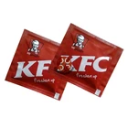 Single Packed Wipes 1pc Wipe KFC Mini Wet Towel