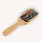 Wholesale Price Fashion Wooden Hair Comb Custom Plastic Pins Airbag Massage Comb Wooden Baby Hair Brush And Comb Set