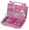 105pcs Pink tool set, women tool boxes, home use tool kits