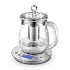 1.8L High Borosilicate Glass Multifunction Temperature Adjustable Fast Boil Cordless Electric Kettle