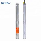 Versatile electric submerged water submersible pump with oil cooling overloading protection motor for house garden usage