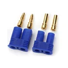 EC2 ec3 2mm gold plated banana plug rc model lipo battery connectors plugs with plastic housing