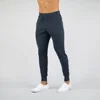 dark black mens track pants 4-way stretch tapered fit nylon spandex track pants custom wholesale joggers